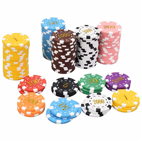 Kasiino kvaliteetsed pokkerižetoonid kohandatud laua- või pokkerimängudeks