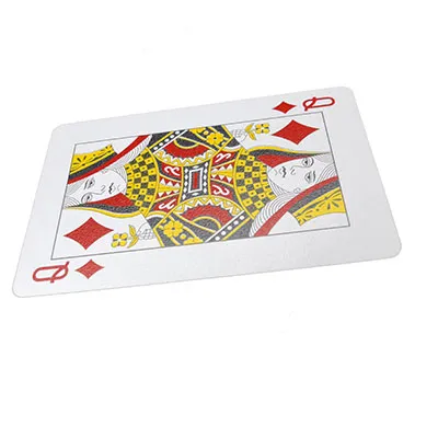 100% Virgin White Plastic PVC Playing Cards