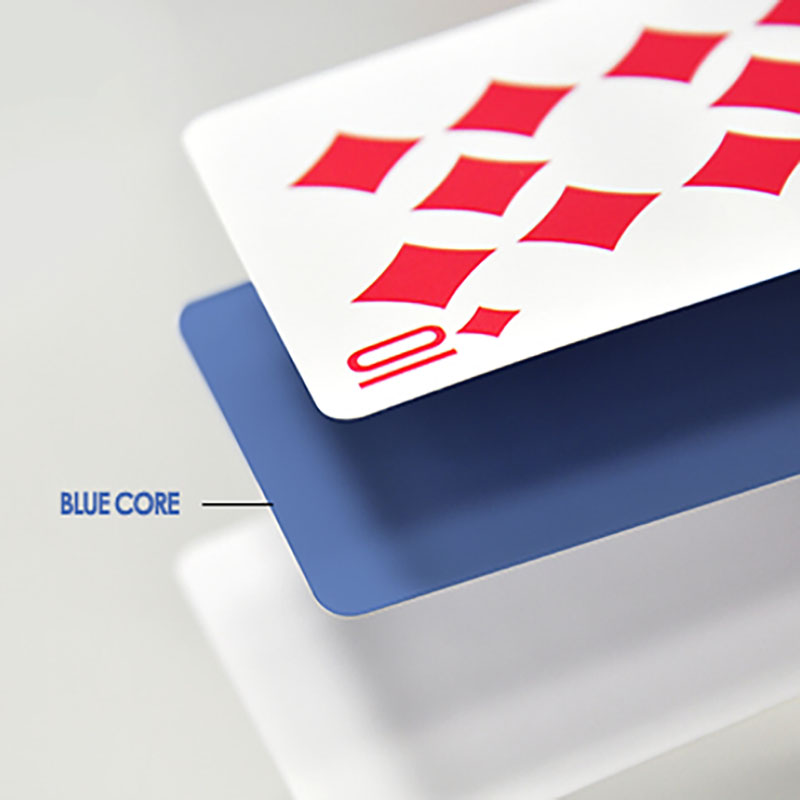Naipes de cartulina estándar Blue Core para juego de mesa