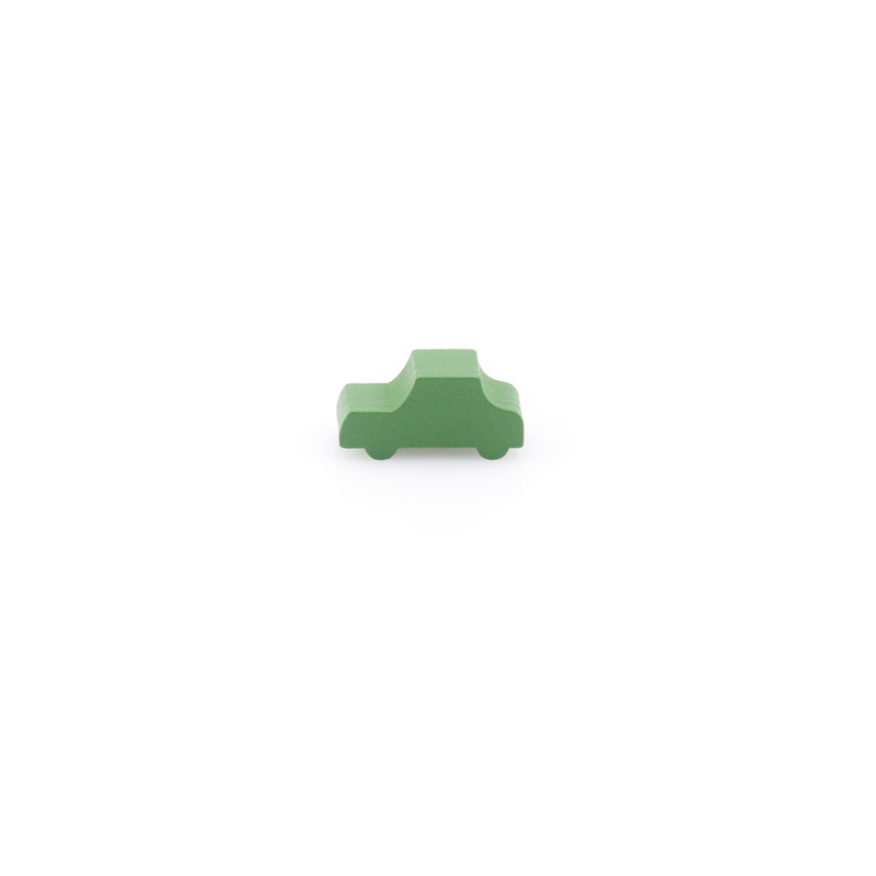 Colorful Car Shape Wooden Pawn for Board Game