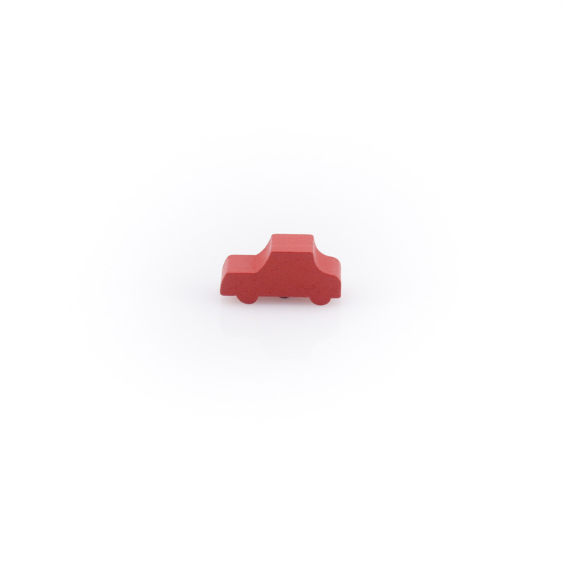 Colorful Car Shape Wooden Pawn for Board Game