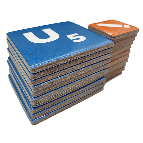Azulejos de cartón cortados con punzón de alta precisión para juegos de mesa personalizados