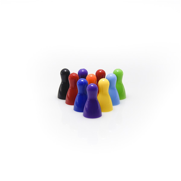 Pedine di plastica vuote per giochi da tavolo personalizzati