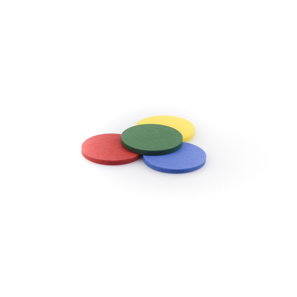 Mehrfarbige Holzmarken für benutzerdefinierte Brettspiele