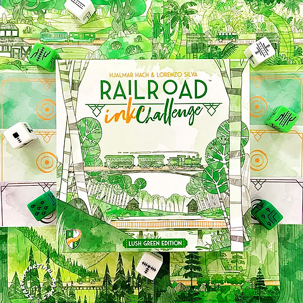 Railroad Ink Challenge Edisi Ijo Gembur