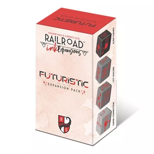 „Railroad Ink“ futuristinis išplėtimo paketas