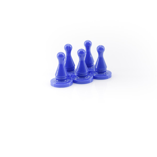 Solid Plastic Pawns for Custom Board Games