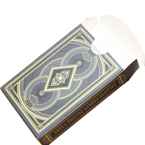 White Cardboard Tuck Top Box για χαρτιά και τράπουλα πόκερ