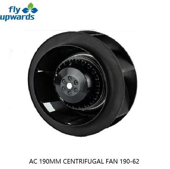 190mm AC backward Curved centrifugal  Fan 190-62