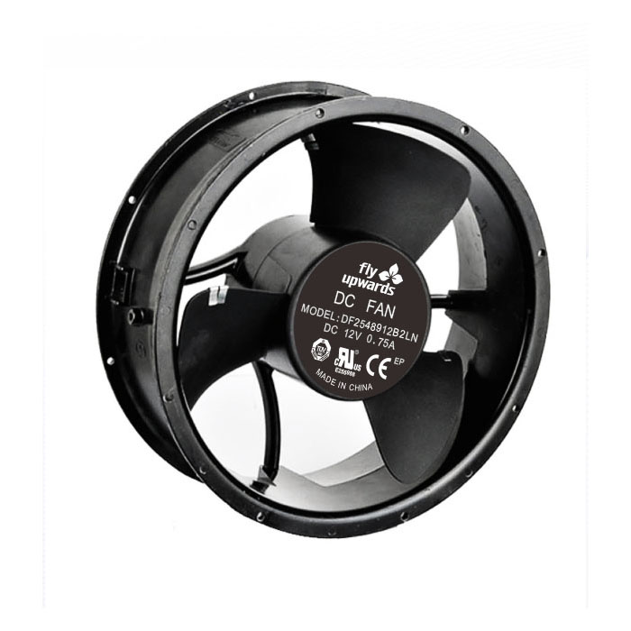 254mm DC Axial Cooling Fan 25489 dimensions