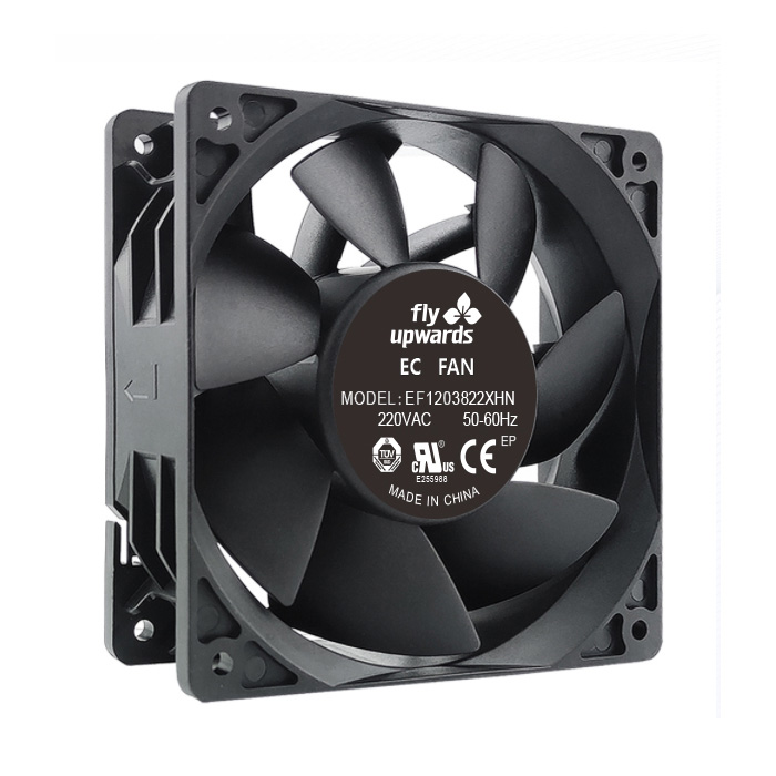 120mm EC Axial Cooling Fan 1238 Dimensions