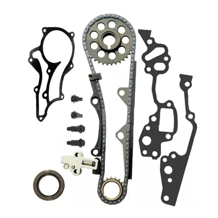 Fit 85-95 Toyota 22R 22RE Timing Chain Kit w STEEL GUIDE 2.4 engine motor 22REC