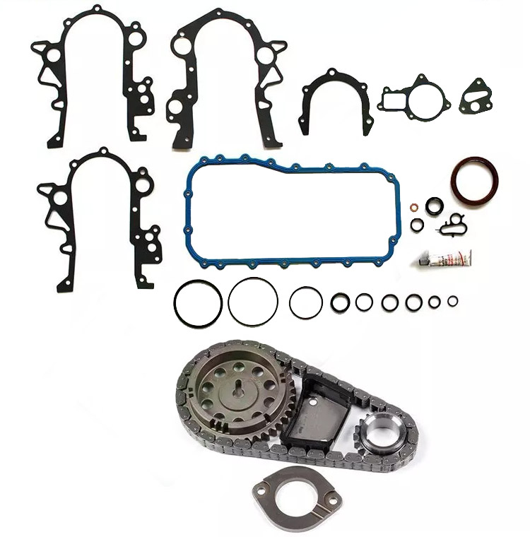 For Timing Chain Kit W Cover Gasket Set 90-04 Chrysler Town Country Dodge 3.3L