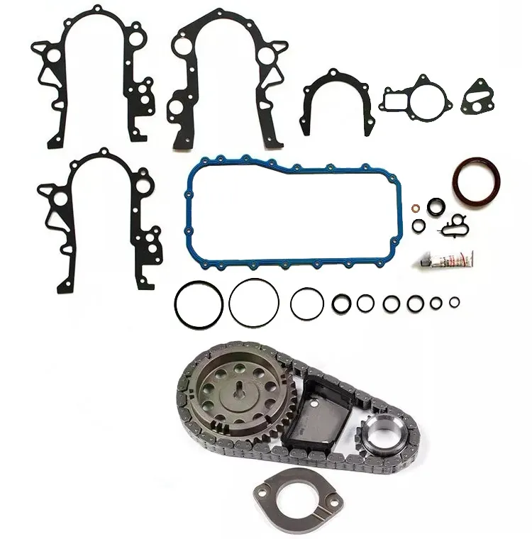 Para kit de corrente de distribuição com conjunto de junta de cobertura 90-04 Chrysler Town Country Dodge 3.3L