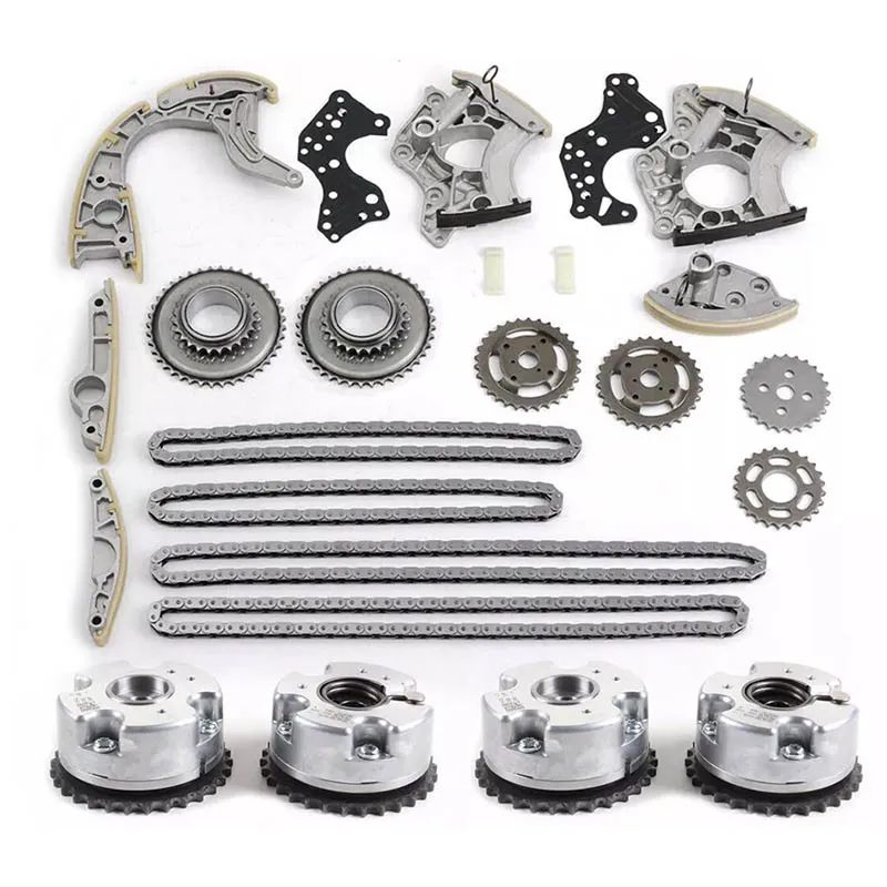 VW Touareg Audi Q7 A6 A8 S5 4.2L BVJ BAR အတွက် Timing Chain Kit Camshaft Adjusters