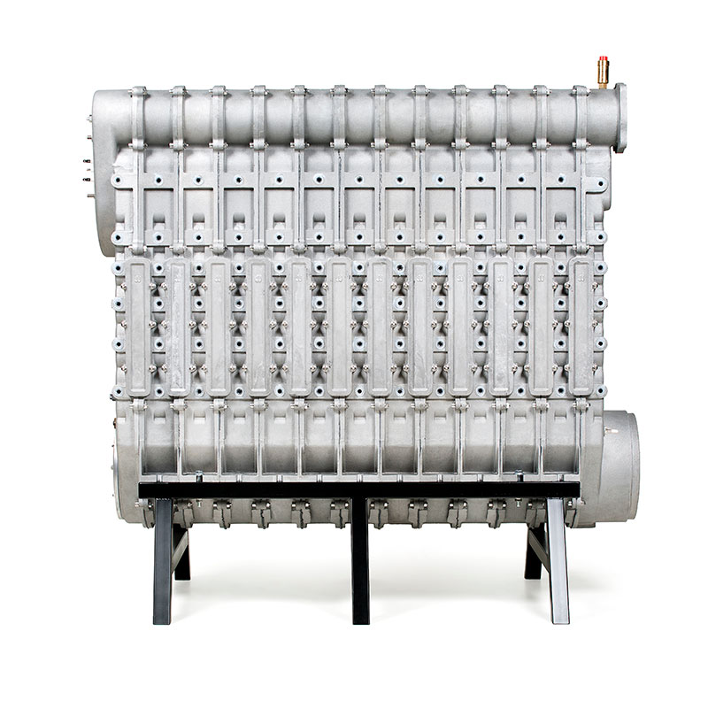 Trocador de calor de condensação de 800kw-1400kw