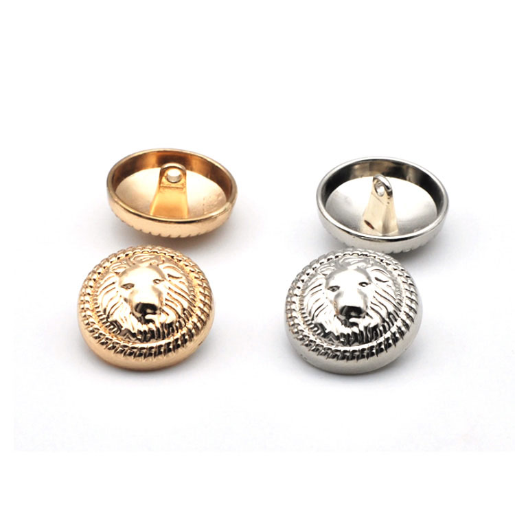 What is the difference between brass and alloy buttons?