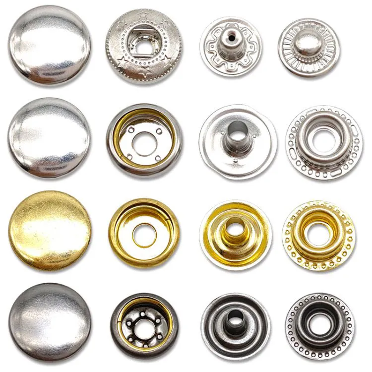 Metal buttons