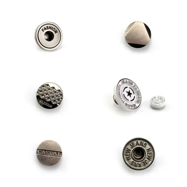 Nickel Jeans Button Customization