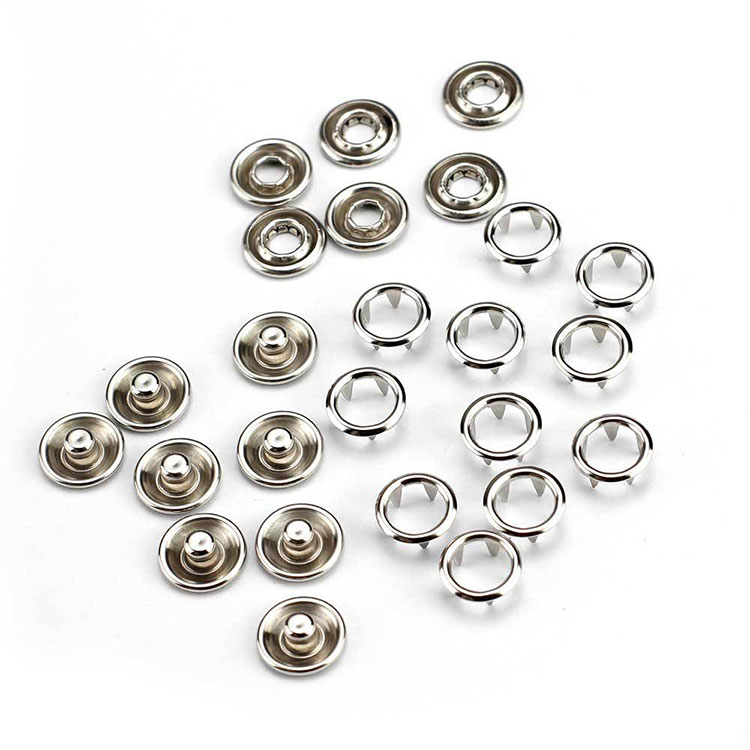 Stainless Steel Hollow Prong Snap Button