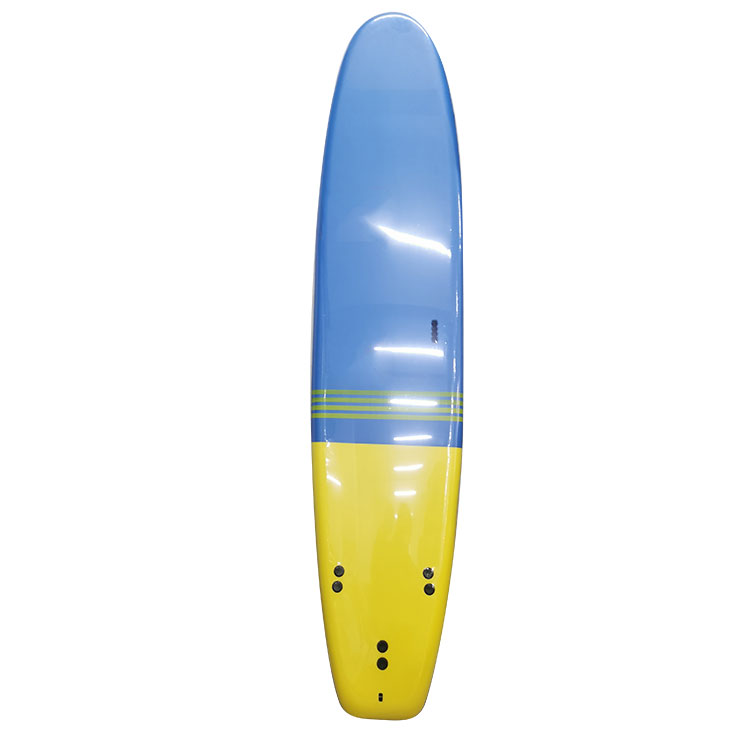 Longboard de planche de surf à dessus souple en maille de 9 '