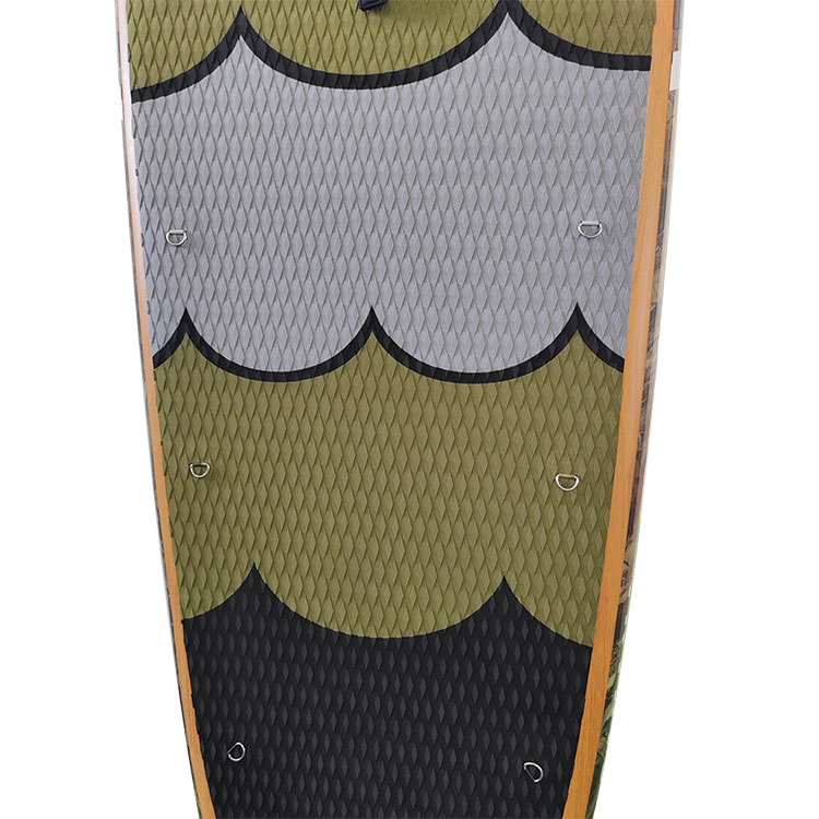 13 Fuß aufblasbares Stand Up Paddle Board aus Holz
