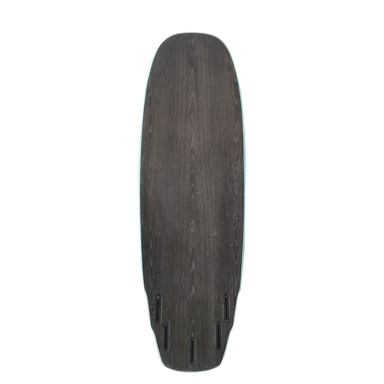 Planche de surf souple semi-dure de 5 pi 5 po avec bambou