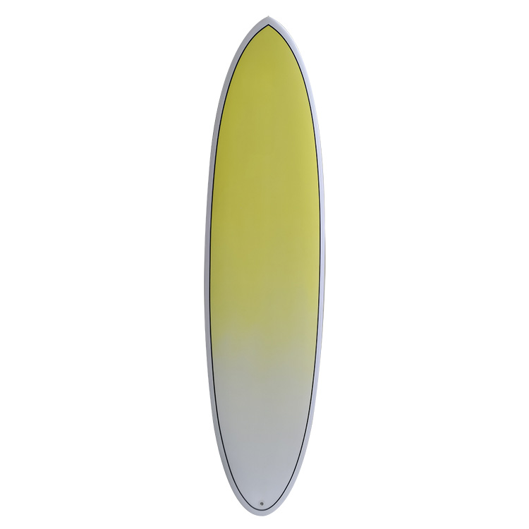 Көміртекті жолағы бар 7'2 дюймдік үш жүзді серфинг тақтасы