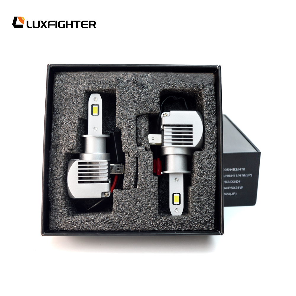100 W 8000 Lumen 600%-ban rendkívül fényesebb 6500K hideg fehér H3 LED fényszóró izzók