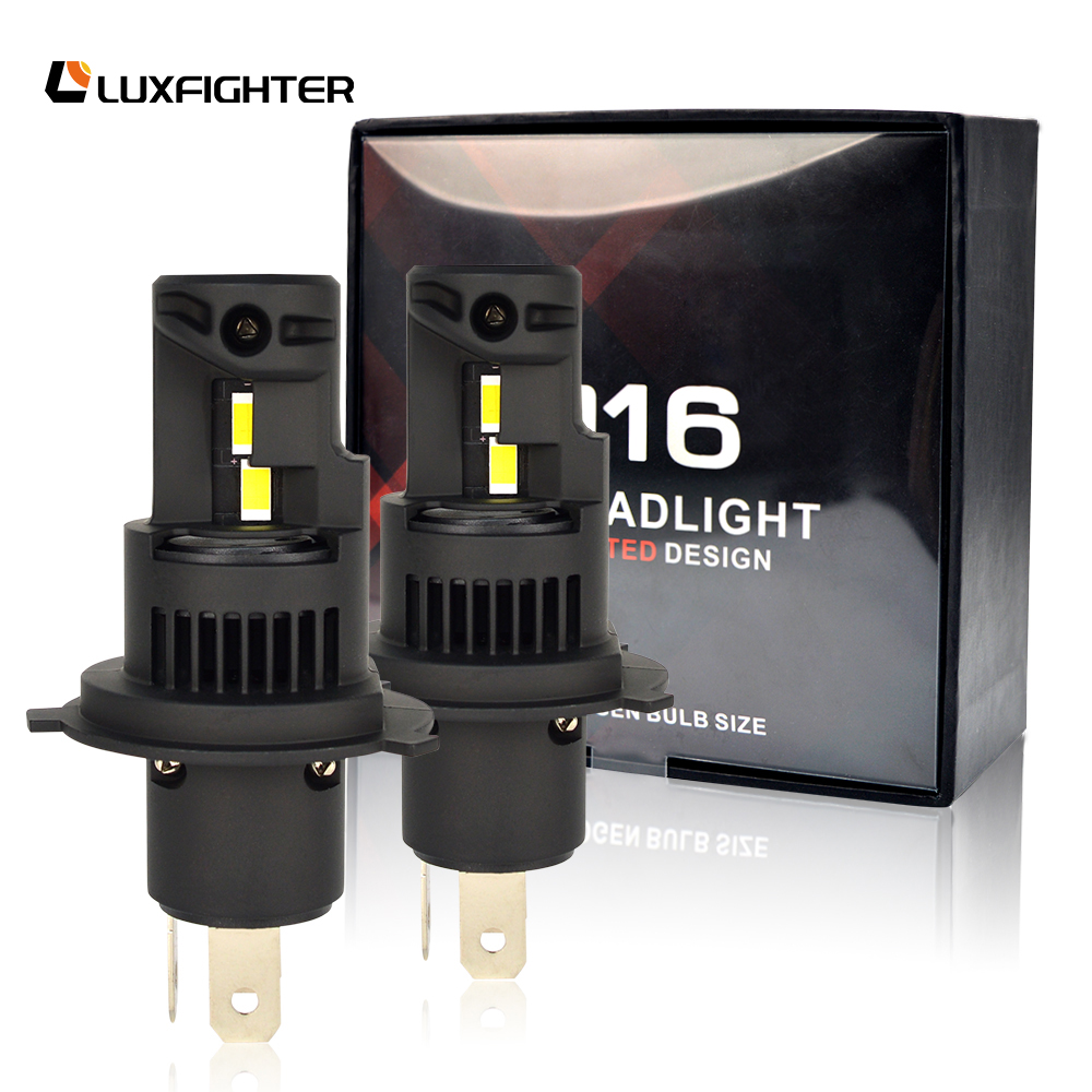 Світлодіодні лампи для фар H4, 100 Вт, 300% яскравіше, комплект для переобладнання Hilo, заміна галогенних
