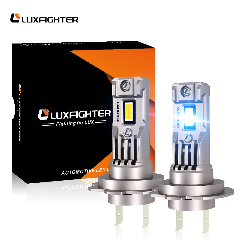 Ampoule de phare LED H7 60 W 6000 lm 11 à lumière halogène
