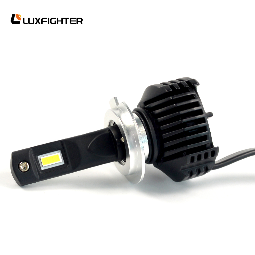 Faróis LED H7 90W 8600LM Luz Automática LED
