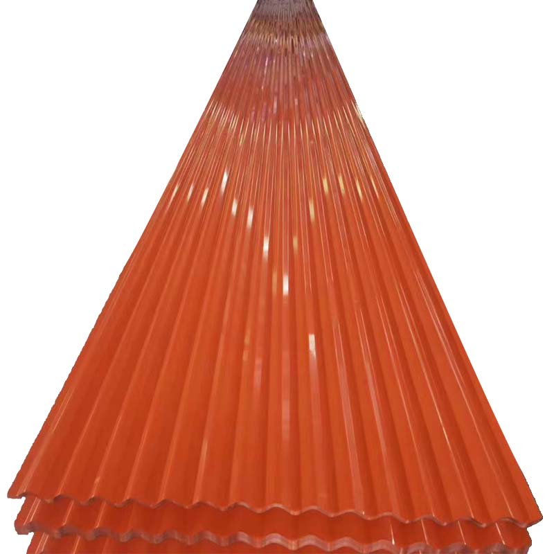 Panel de lámina de techo recubierto de color Placa corrugada - 5