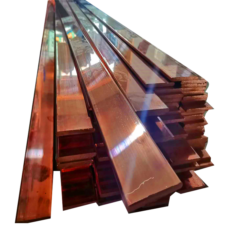Barra de varilla de lámina plana de cobre C1100 puro al 99,9% - 2
