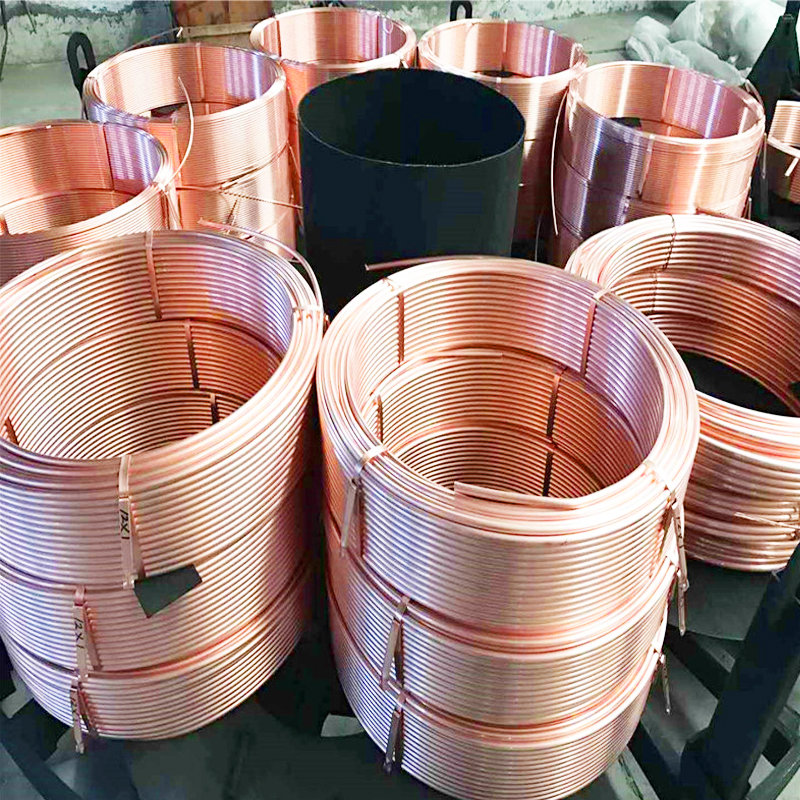 Rollo de tubo redondo de cobre de bobina T2 - 2 