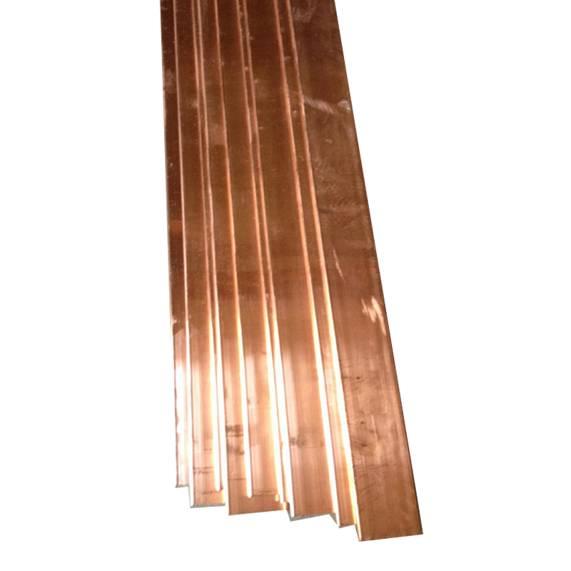 Barra de cobre plana redonda de varilla de cobre puro C10200 C11000 - 1