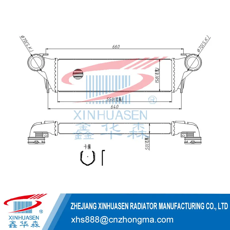 OE 17517791231 Car Intercooler Fits BMW X5