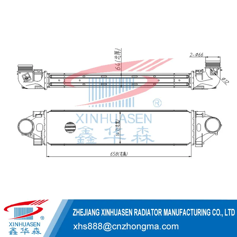 OE 31338475 Car Intercooler Fits FORD FOCUS