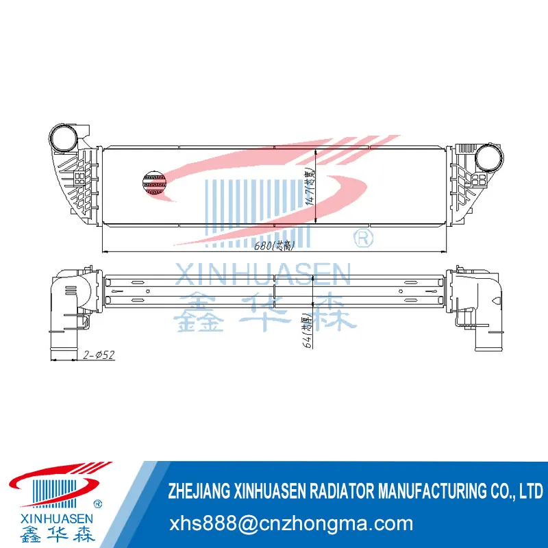 OE 8200292773 Car Intercooler Fits RENAULT ESPACE