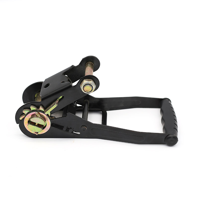 2Inch 5T Plated Black Ratchet Buckle