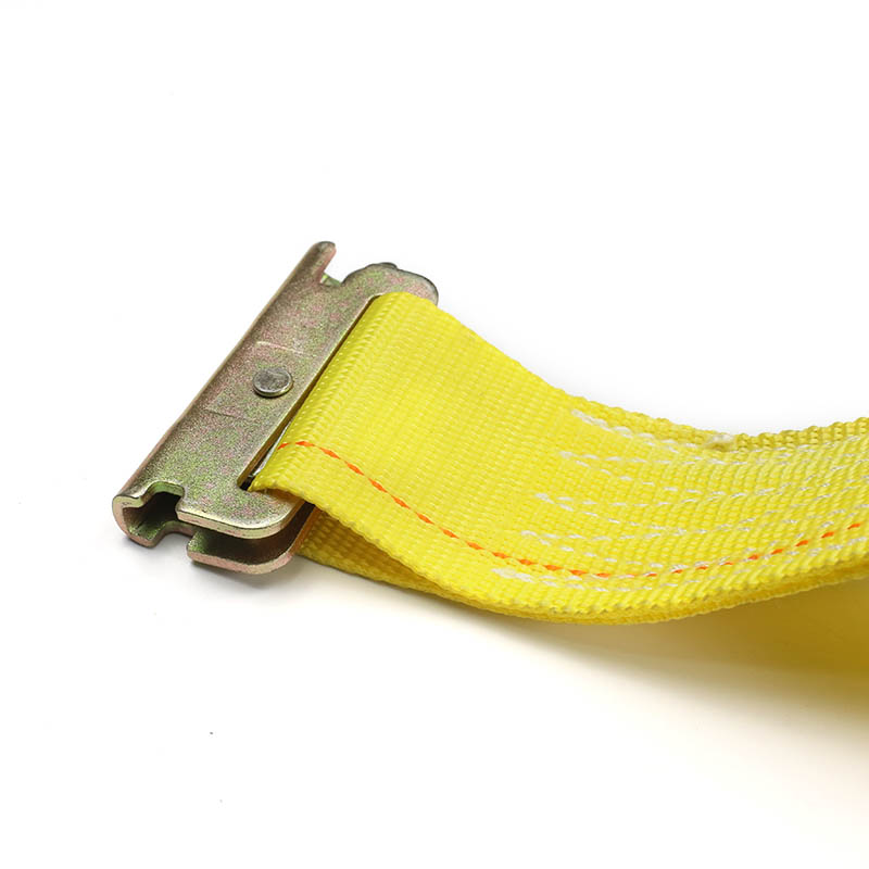 2-palcový remienok s račňou E-Track Modrá Žltá