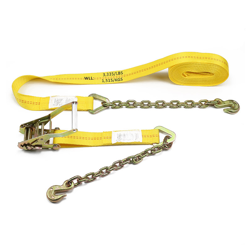 2INCH Ratchet Strap With Chain Extension