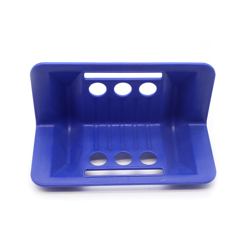 4-Zoll-Eckenschutz aus blauem Kunststoff für den Versand