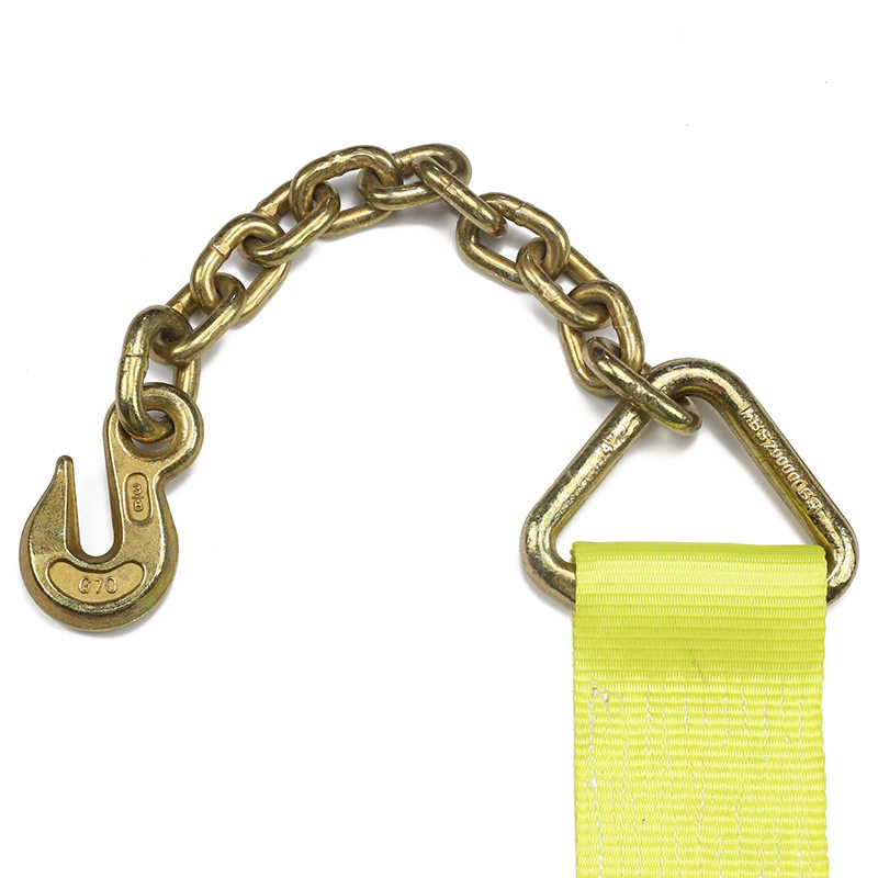 4INCH Winch Strap With Chain Extension
