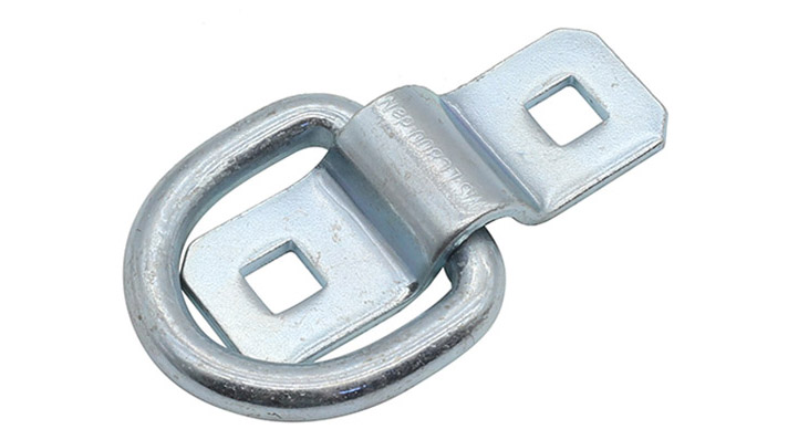 D Ring Tie-Down Anchors with Bolt-on Clip Secure Cargo Tiedowns with Heavy  Duty Silver Steel D-Rings - China D Ring, Anchor | Made-in-China.com