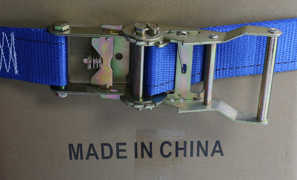 China 4 Pack 5FT Galvanized Rails Ratchet Straps E Track Kit