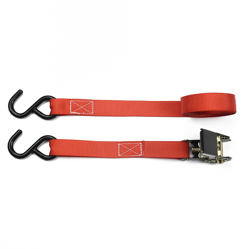Red Ratchet Straps American Type S Hook