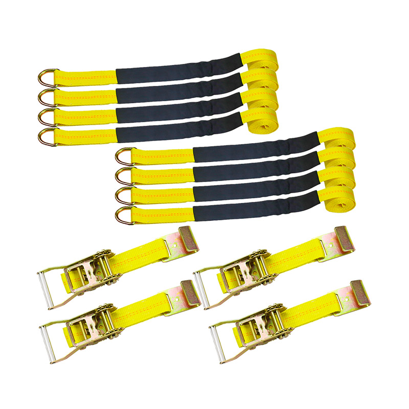 Wheel Straps With Flat Hook D Ring