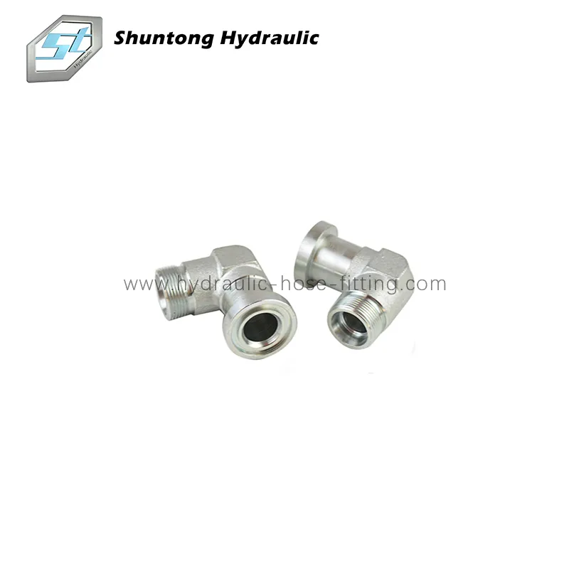 90° Metric Male 24° L-Series Flange H.T