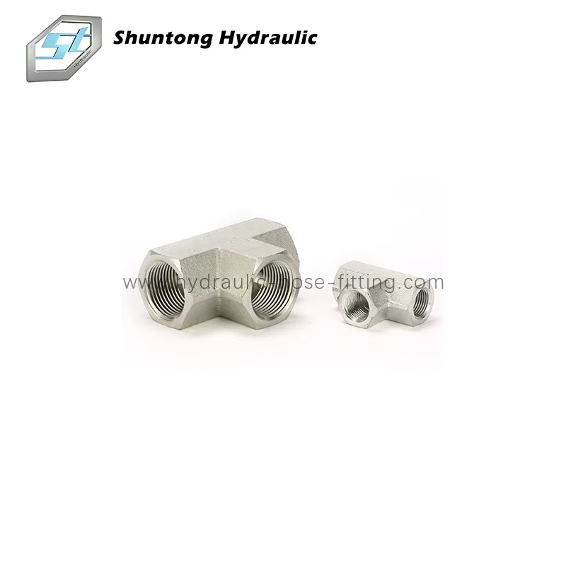 Hydraulic Adaptor NPT Female Tee